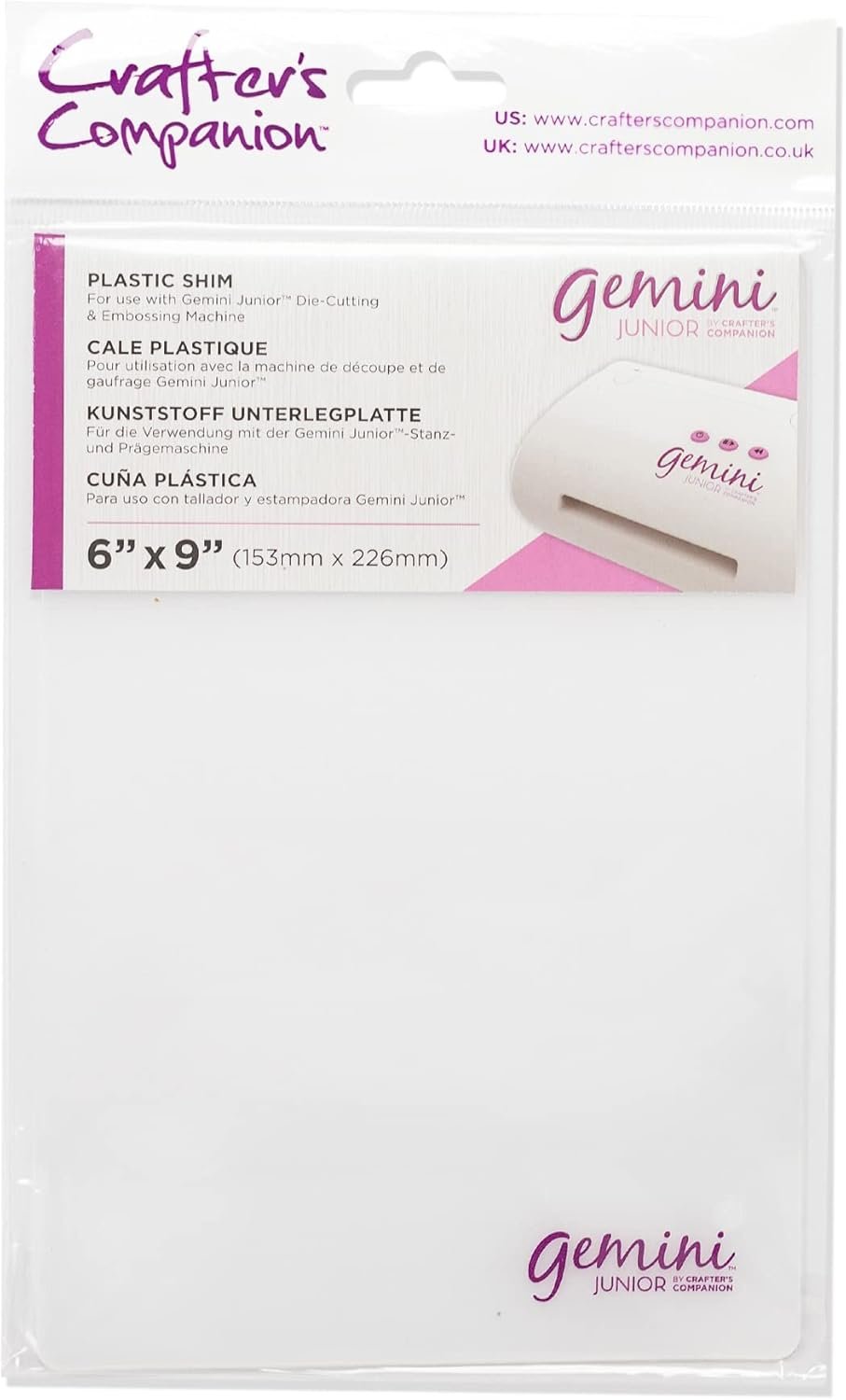 61UD7pgWU4L._AC_SL1500_.jpg Gemini GEMJR-Acc-PLAS Die Cutting Machine Accessories, White - Image 1